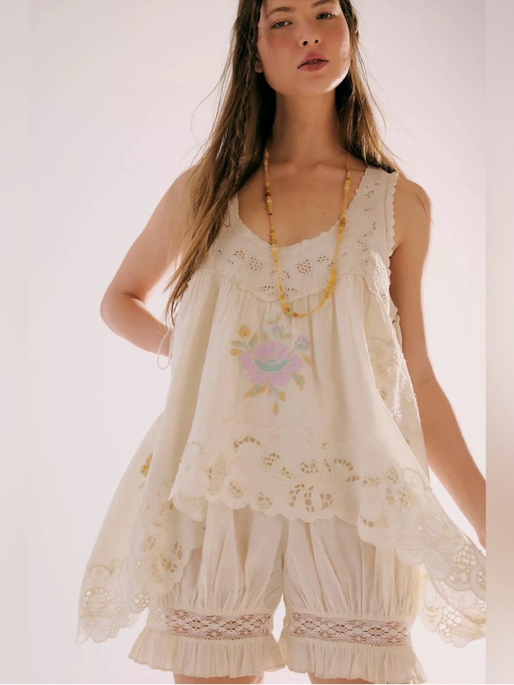 Free People Eye Catcher Bloomsie Romper - Picture 1 of 6